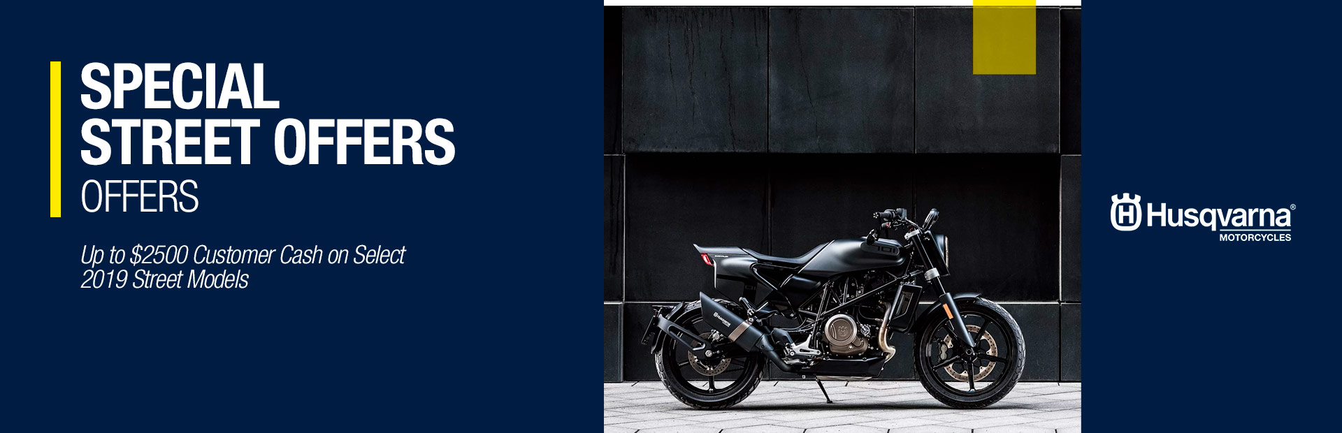 Husqvarna Motorcycles: SPECIAL STREET OFFERS